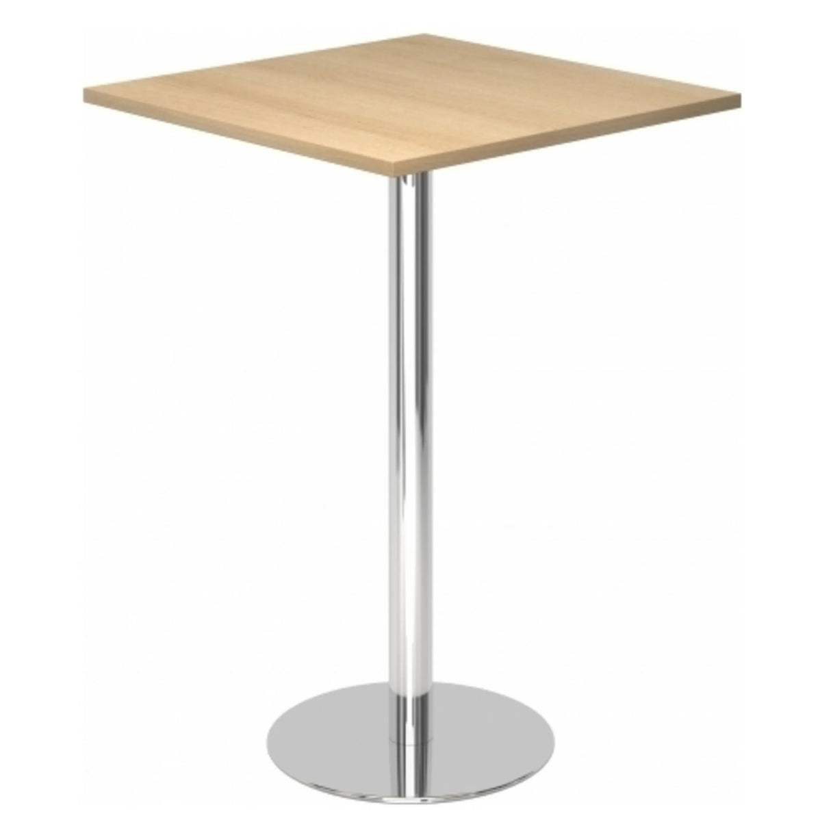 BISTRO H88Q C | Stehtisch | 80x80 | Chrom - System Konferenztisch