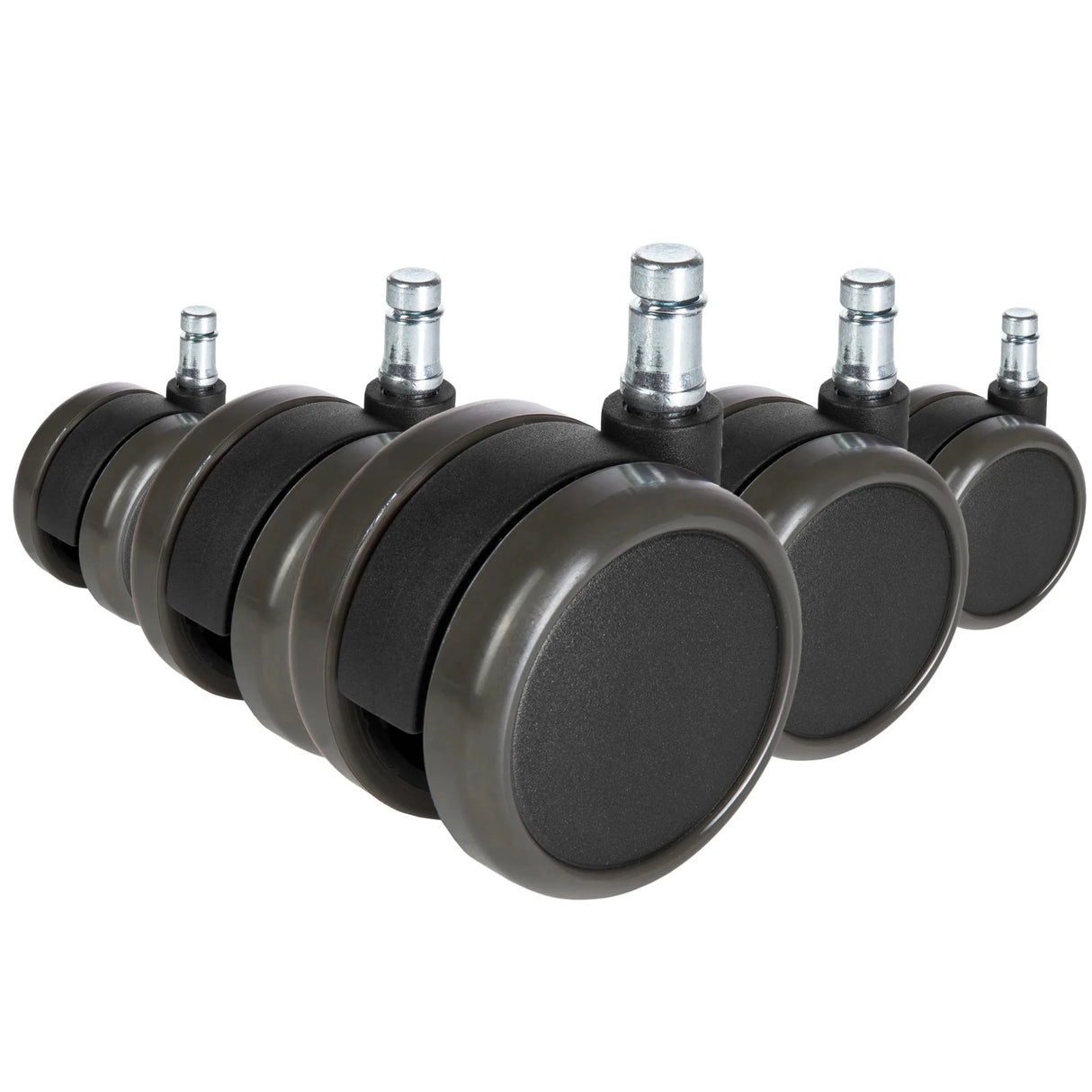 5x ROLO FREE 10mm/65mm | Hartböden - Stuhlrollen