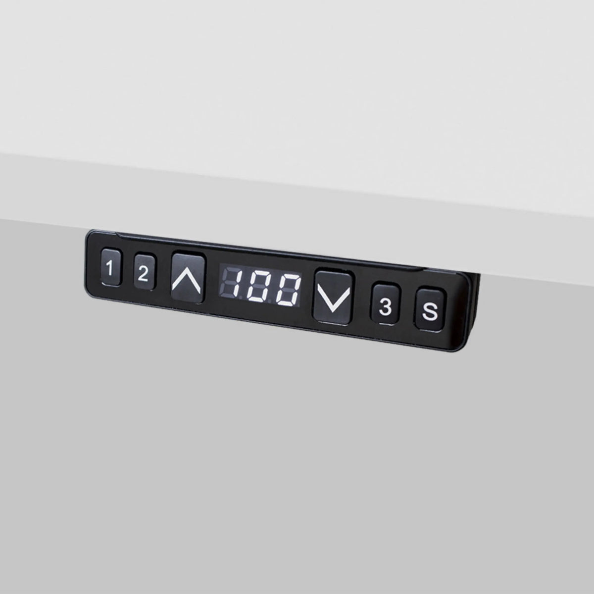 Digitale Steuerungseinheit des elektrisch höhenverstellbaren Schreibtisches XMKA 16 S mit LED-Anzeige von hjh OFFICE PRO