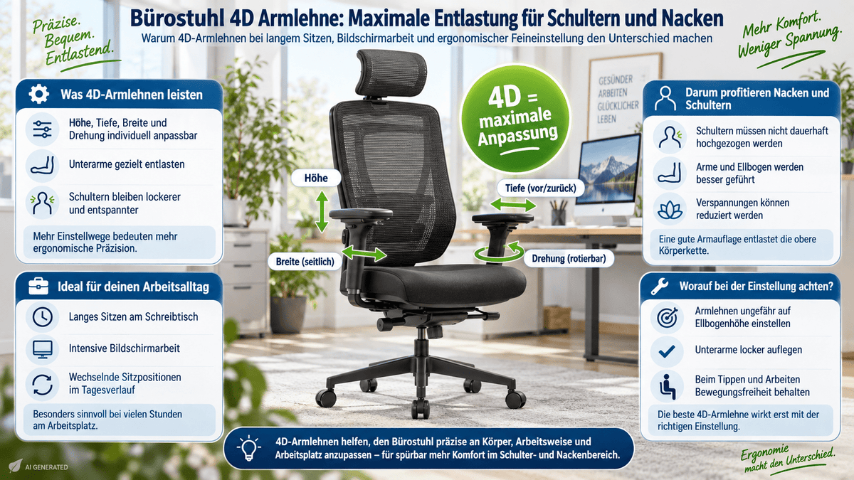 bürostuhl 4d armlehne - buerostuhl24