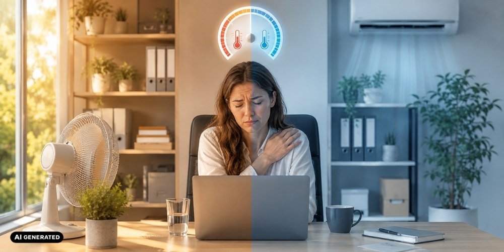 Wissenswertes rund um die optimale Raumtemperatur im Büro - buerostuhl24