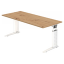 UNDA 19 W | 180x80 | Schreibtisch höhenverstellbar