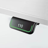 Digitale Höhenanzeige mit dem Wert 110 des Schreibtischs XDLR 12 G von hjh OFFICE PRO