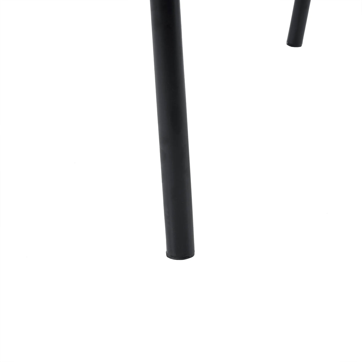 Schwarzes Stuhlbein des Polsterstuhls Lifea Flex von hjh LIVING