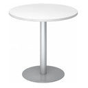 BISTRO F80R S | Besprechungstisch | Ø 80 | Silber - System Konferenztisch