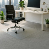Transparente Bodenschutzmatte ULTIMAT II aus Polycarbonat für Teppichböden in Maßen 116 x 150 von Floortex