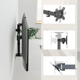 Montageplatte und Gelenkverbindungen der Monitorhalterung Ergomount M2 in Schwarz von hjh OFFICE