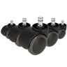 5x ROLO FREE 11mm/50mm | Hartböden - Stuhlrollen - buerostuhl24