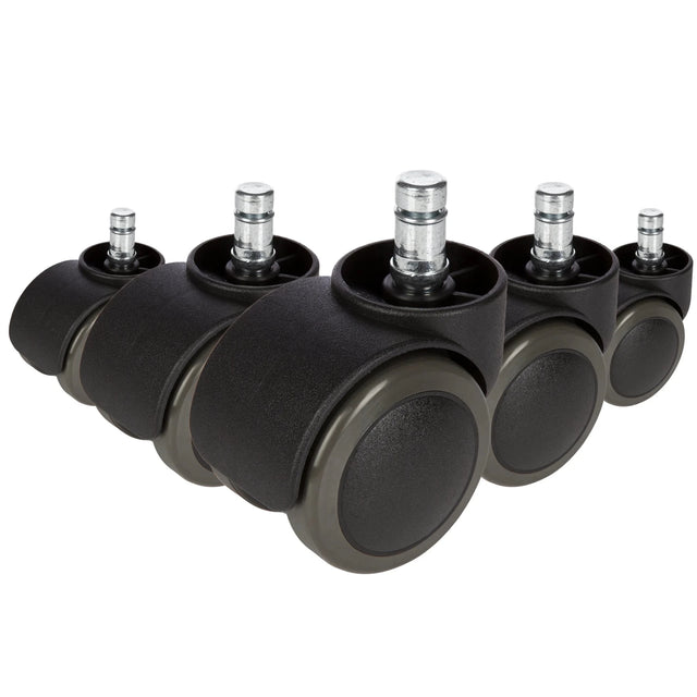 5x ROLO FREE 11mm/50mm | Hartböden - Stuhlrollen - buerostuhl24