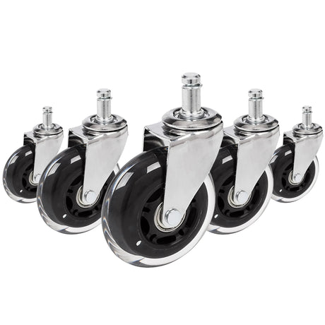 5x ROLO SKATE CT 11mm/75mm | Hartböden - Stuhlrollen - buerostuhl24
