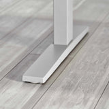 T-Fuß in Silber des elektrisch höhenverstellbaren Schreibtischs XMKA 19 G von hjh OFFICE PRO