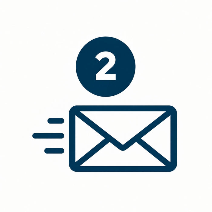 Schritt 2 Bestätigungsmail bei eingegangender Mail erhalten