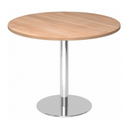 BISTRO F100R C | Besprechungstisch | Ø 100 | Chrom - System Konferenztisch