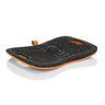 Schwarzes Balance Board ACTIV mit Noppenstruktur und orangefarbenem Rand von hjh OFFICE