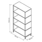 Technische Zeichnung des Regals FlexWall mit 1532 x 800 mm von hjh OFFICE PRO