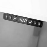 Digitales Bedienfeld mit Höhenanzeige des elektrisch höhenverstellbaren Schreibtisches XDKB 12 S von hjh OFFICE PRO