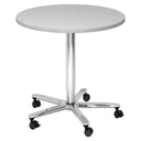 BISTRO 80R C | Säulenhubtisch | Ø 80 | Chrom - System Konferenztisch