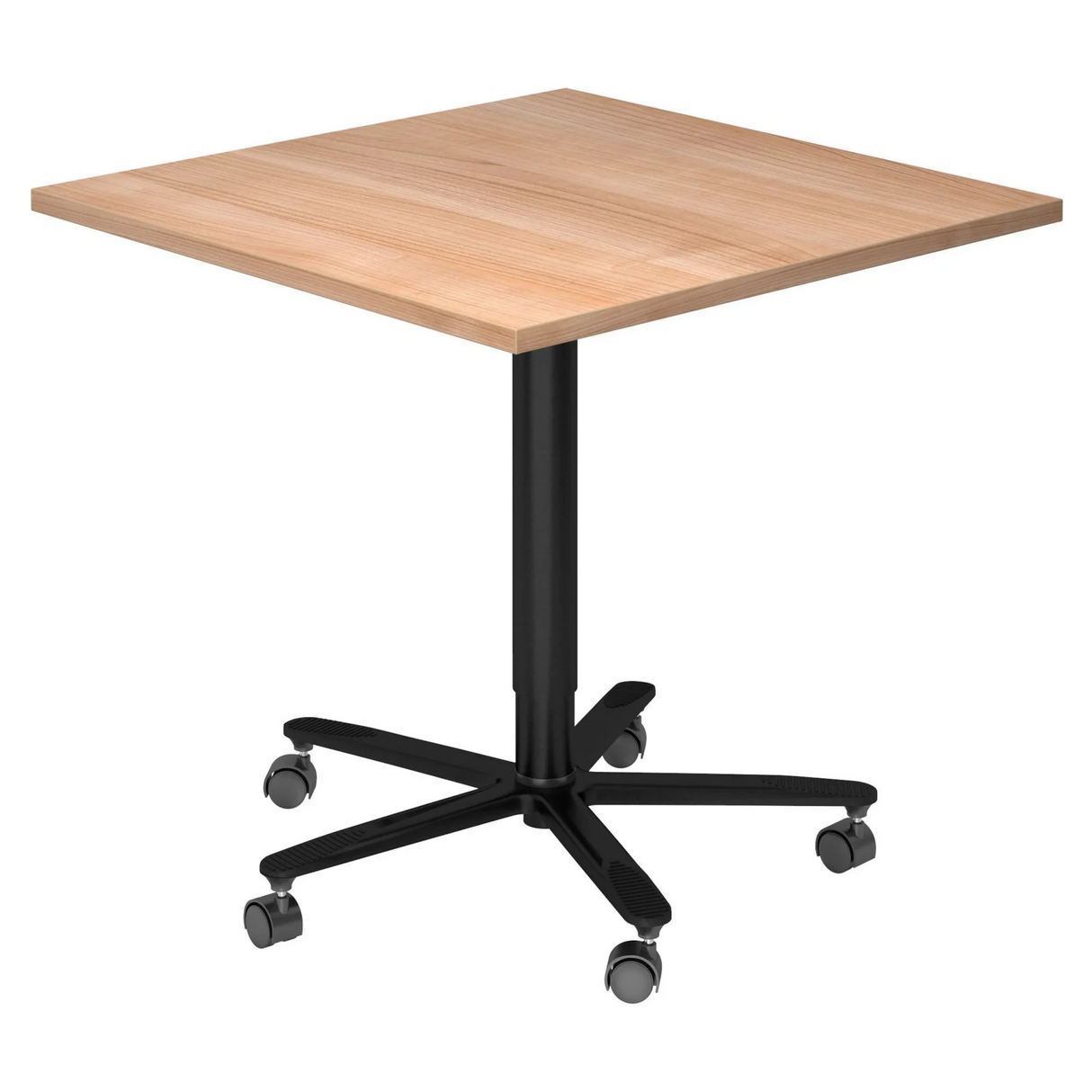 BISTRO 88Q D | Säulenhubtisch | 80x80 | Schwarz - System Konferenztisch
