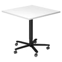 BISTRO 88Q D | Säulenhubtisch | 80x80 | Schwarz - System Konferenztisch