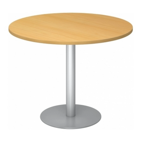 BISTRO F100R S | Besprechungstisch | Ø 100 | Silber - System Konferenztisch - buerostuhl24