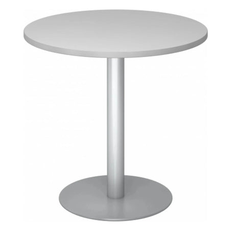 BISTRO F80R S | Besprechungstisch | Ø 80 | Silber - System Konferenztisch - buerostuhl24