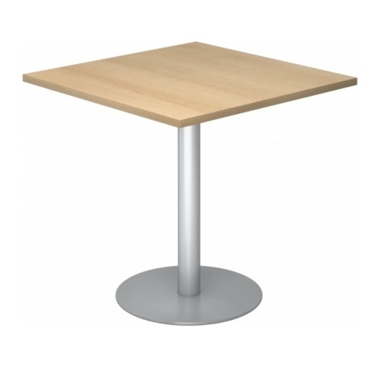 BISTRO F88Q S | Besprechungstisch | 80x80 | Silber - System Konferenztisch