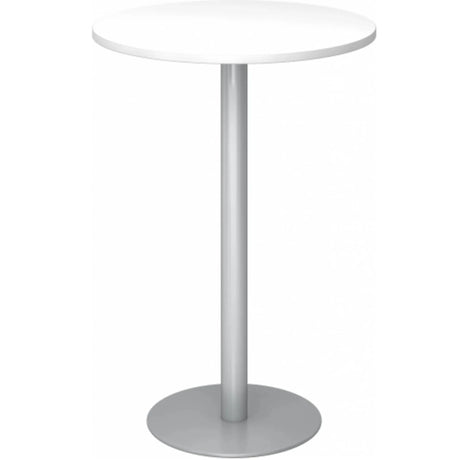 BISTRO H80R S | Stehtisch | Ø 80 | Silber - System Konferenztisch - buerostuhl24