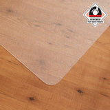 Transparente Polycarbonat-Oberfläche der Bodenschutzmatte ULTIMAT II für Hartböden von Floortex