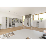 Regalsystem der Serie SIGNA B SIGNA B 6000 in Grau mit verschiedenen Schrank- und Regalelementen von hjh OFFICE PRO