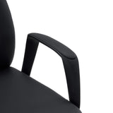 Schwarze Armlehne des Profi-Chefsessels VELVET ECO von hjh OFFICE