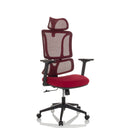 ERGOMY | Stoff / Netz | Rahmen: Schwarz - Home Office Bürostuhl