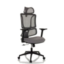 ERGOMY | Stoff / Netz | Rahmen: Schwarz - Home Office Bürostuhl