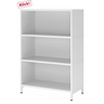 FlexWall | 3 OH | 3 x Korpus mit Sockelgestell - buerostuhl24