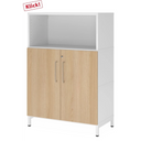FlexWall | 3 OH | Türen + Korpus | mit Sockelgestell