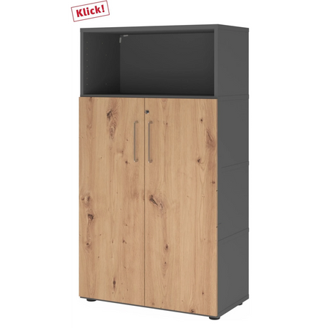 FlexWall | 4 OH | Türen + Korpus | mit Stellfüßen - buerostuhl24