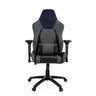 Gamingstuhl GAMEBREAKER POLARYS I in Grau und Blau mit blauen Akzenten und Rollen von hjh OFFICE