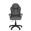 Gamingstuhl GAMEBREAKER W01 in Grau und Schwarz mit Nacken- und Lendenkissen von MyBuero