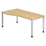 HILO 18 S | 180x100 | Schreibtisch höhenverstellbar - buerostuhl24