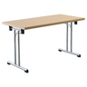 KALOS 14 | Klapptisch | 140 cm | Chrom - System Konferenztisch - buerostuhl24