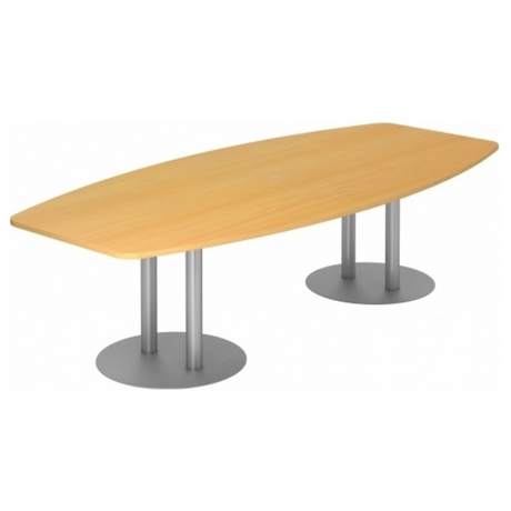 KARAT S 28 S | 280 x 130 | mit Säulenfuß/Silber - Karat - buerostuhl24