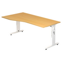 MEGA 18 W | 180x100 | Schreibtisch höhenverstellbar