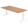 MEGA 2E W | 200x100 | Schreibtisch höhenverstellbar - buerostuhl24
