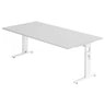 MEGA 2E W | 200x100 | Schreibtisch höhenverstellbar - buerostuhl24