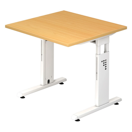 MEGA 8 W | 80x80 | Schreibtisch höhenverstellbar - buerostuhl24