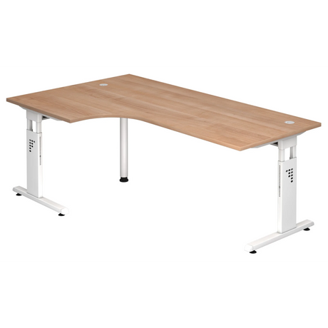 MEGA 82 W | 200x120 | Schreibtisch höhenverstellbar - buerostuhl24