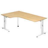 MEGA 82 W | 200x120 | Schreibtisch höhenverstellbar - buerostuhl24