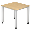 QUEO 8 S | 80x80 | Schreibtisch höhenverstellbar - buerostuhl24