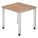 QUEO 8 S | 80x80 | Schreibtisch höhenverstellbar - buerostuhl24
