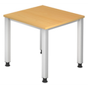 QUEO 8 S | 80x80 | Schreibtisch höhenverstellbar - buerostuhl24