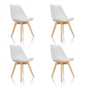 SCANDI 4 | 4er Pack - Schalenstuhl